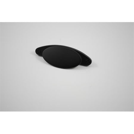 Residential Essentials Residential Essentials 10205BK Cup Style Cabinet Pull; Black 10205BK